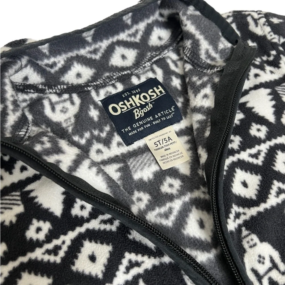 OshKosh B'Gosh Toddler’s Full-Zip Fleece Pullover